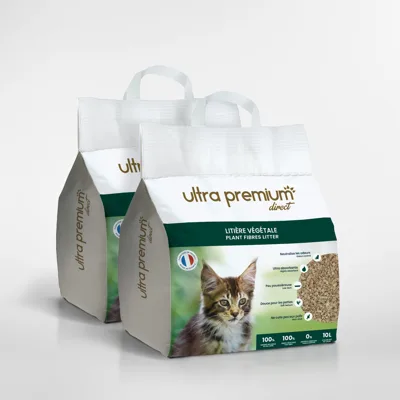Sac de litière végétale pour chat Ultra Premium Direct
